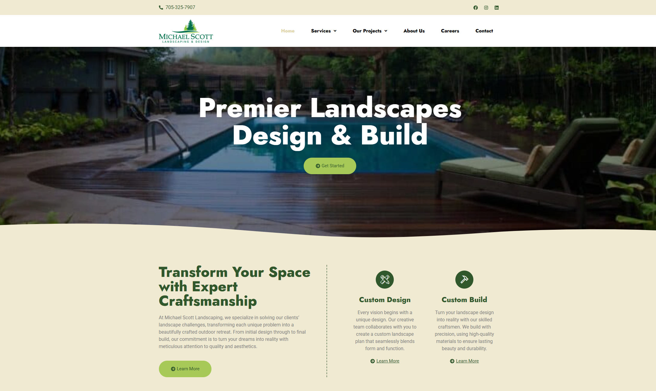 Michael Scott Landscaping & Design — desktop